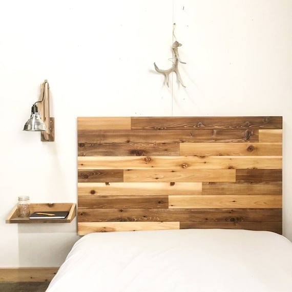 Knot and Grain Barnwood Style Headboard Handmade in USA Etsy UK