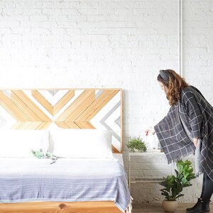 Storage bed. Platform bed frame. Natural solid wood headboard or bed board. Unique and eclectic design. Handcrafted in the USA. Heirloom quality furniture. Sustainably sourced materials. Bedroom furniture. Drawers.