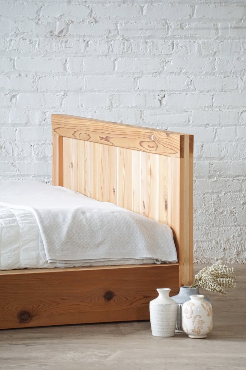 American made furniture. Daybed. Platform bed frame. Headboard. Natural solid wood. Refined rustic. Modern. Farmhouse. Mountain cabin. Cottage style. Heirloom quality. Sustainably sourced materials. Outdoors inspired. Antique inspired. Bedroom.