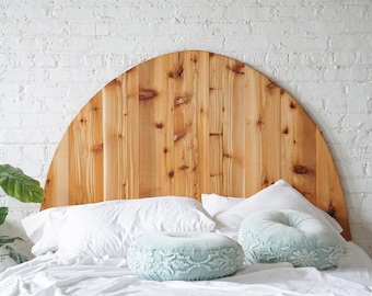 The Rising Headboard - Cedar Barn Wood Style - Modern Rustic - Boho - Handmade in USA