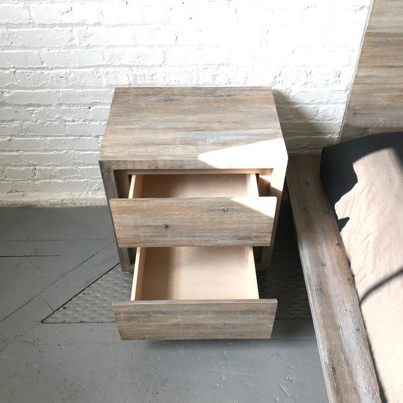 The Trapper Farmhouse and Loft Style Modern Rustic End Table American Made
