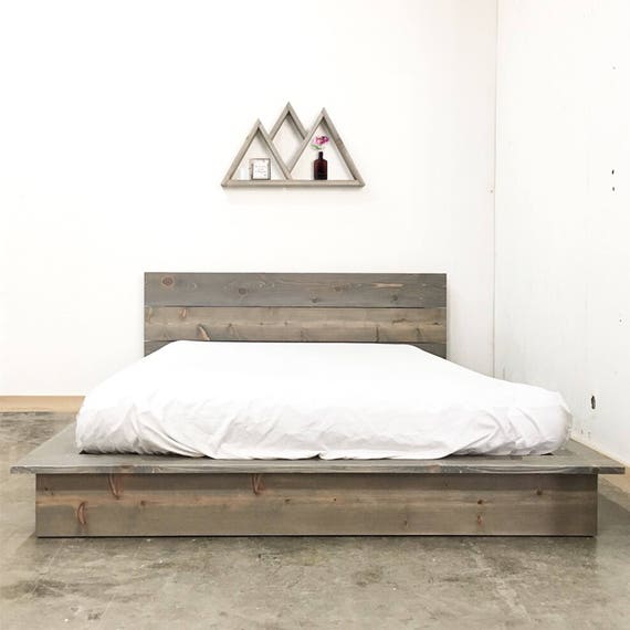 platform bed frame with storage