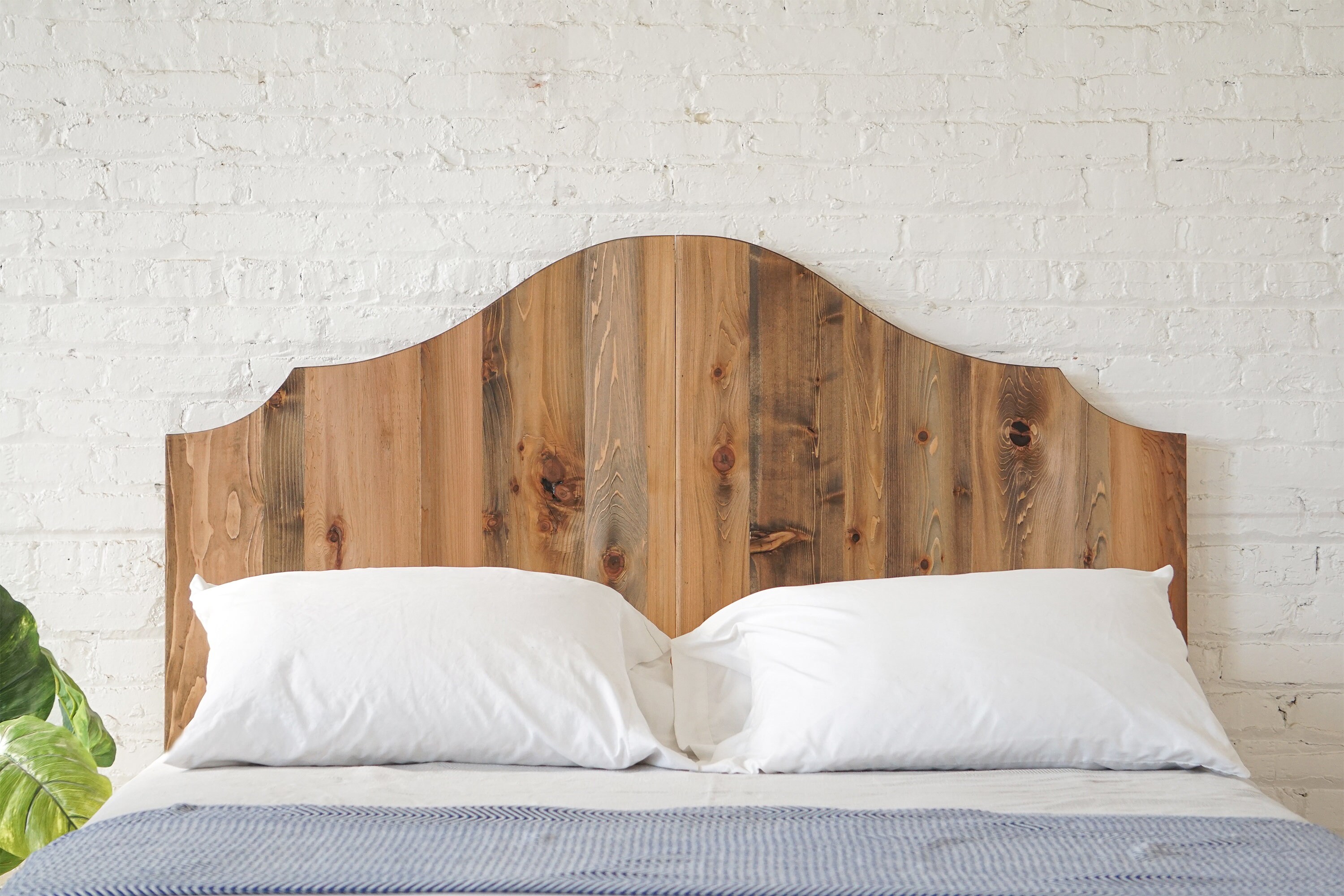 Wood look headboard discount