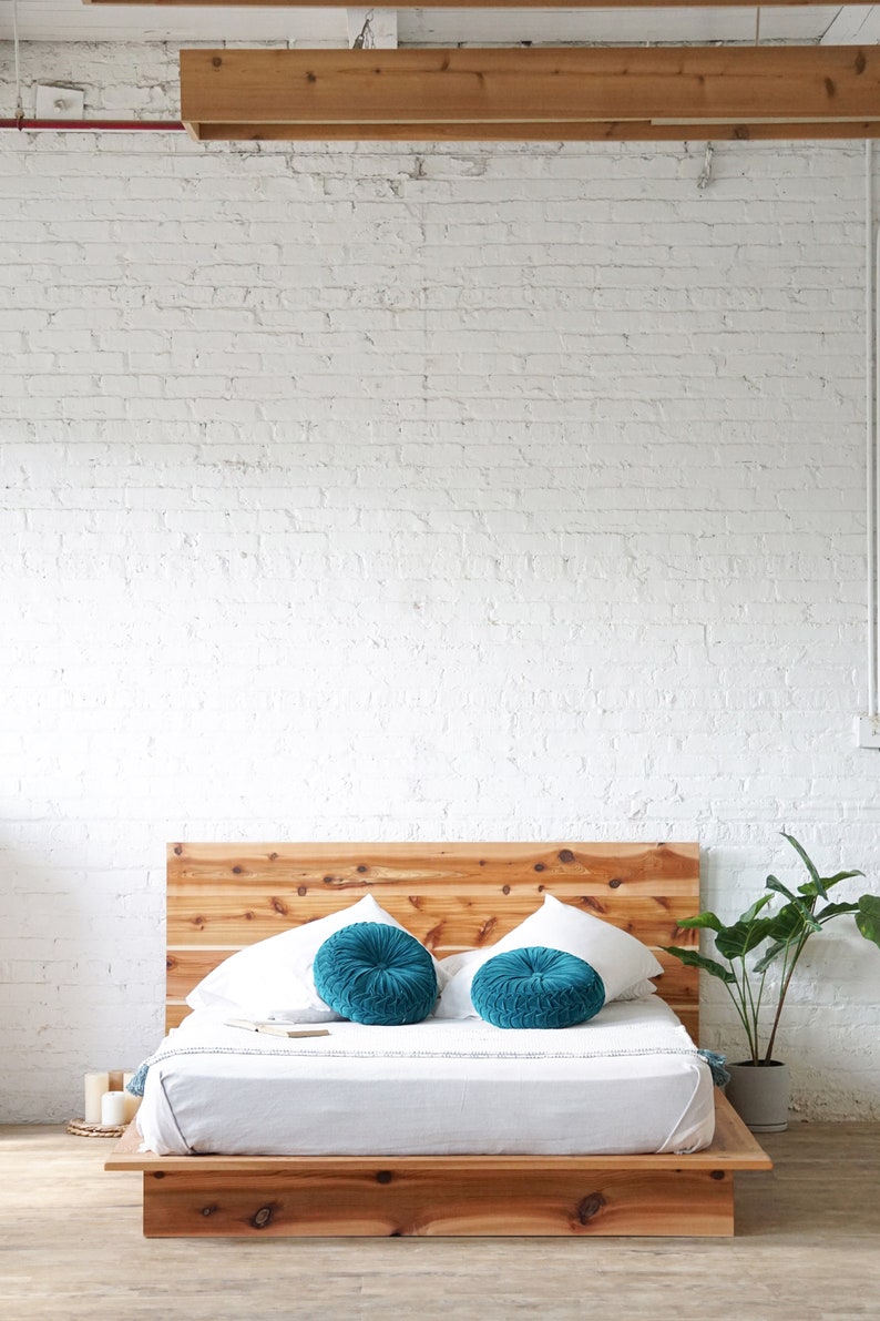 UrbanBilly Woodland Platform Bed Frame and Headboard - Thumbnail 4