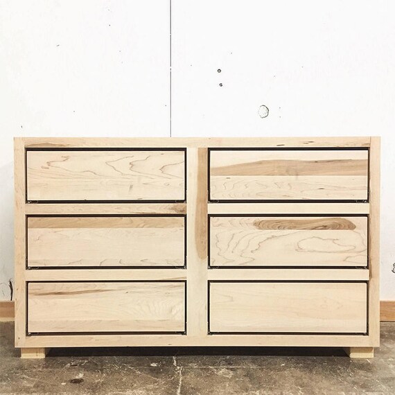 The Coastal Dresser And Storage Chest Rustic Modern Made Etsy