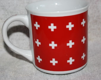 Vintage Switzerland Mug a Creation of Melpa Bulle