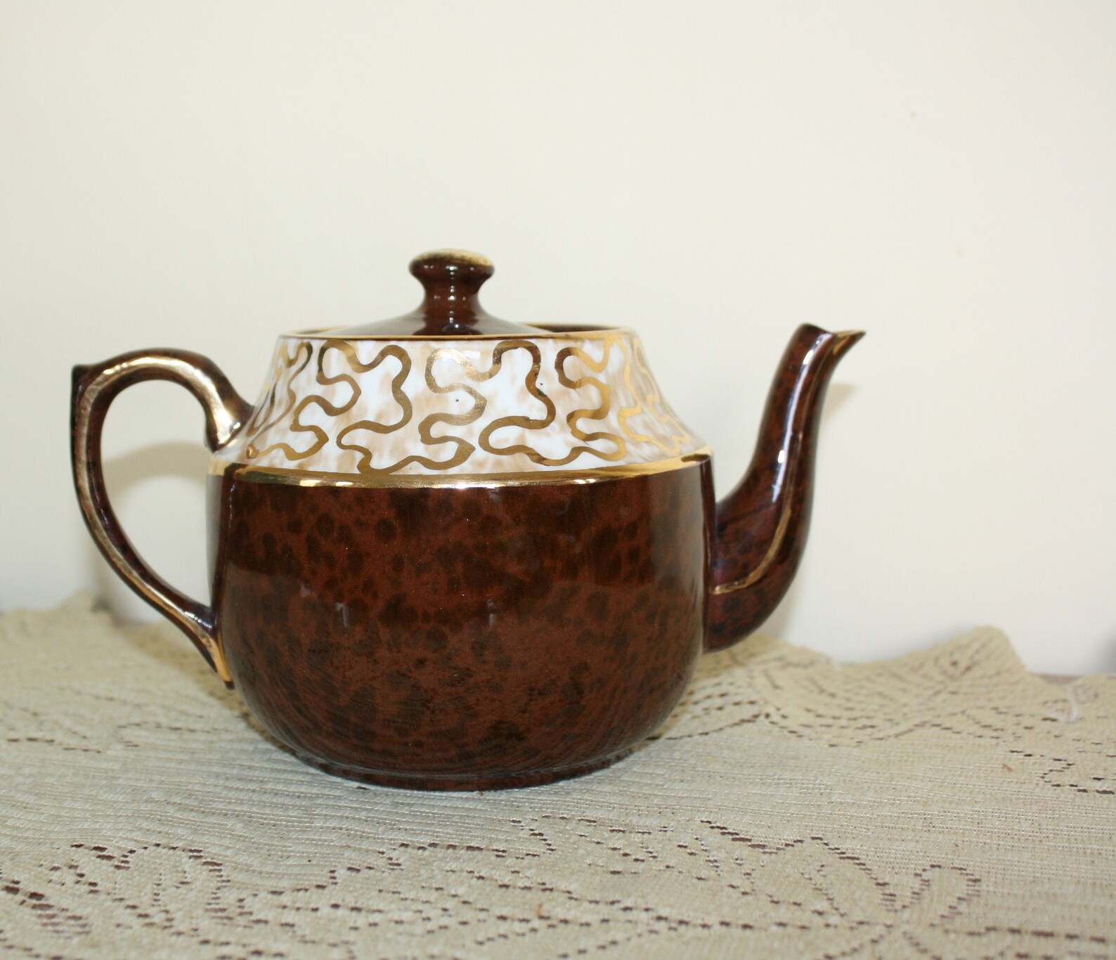 Vintage Price Brothers Hand Decorated Pottery Teapot Made in Etsy