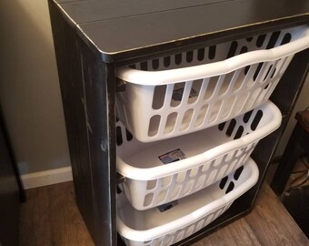 laundry bin organizer
