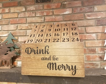 Advent Calendar, Advent Beer Calendar, Beer Storage, Beer Crate Gift, Beer Crate, Advent Gift, Gift for him, Gift for her, perfect beer gift