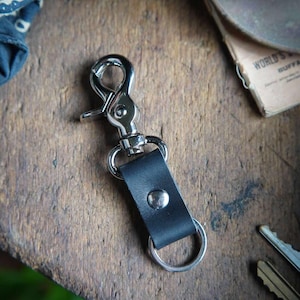 The Key Latch - Leather Keychain / Personalized EDC Essentials / Key Clip Lanyard / Every Day Carry / Gift Ideas Stocking Stuffer image 7