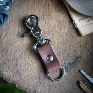 The Key Latch - Leather Keychain / Personalized EDC Essentials / Key Clip Lanyard / Every Day Carry / Gift Ideas Stocking Stuffer image 6