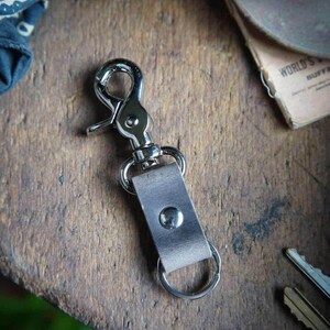 The Key Latch - Leather Keychain / Personalized EDC Essentials / Key Clip Lanyard / Every Day Carry / Gift Ideas Stocking Stuffer image 8