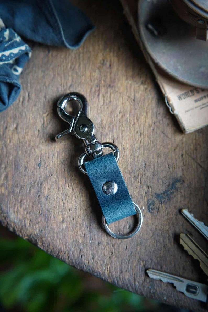 The Key Latch - Leather Keychain / Personalized EDC Essentials / Key Clip Lanyard / Every Day Carry / Gift Ideas Stocking Stuffer image 10