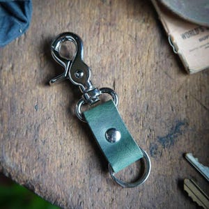 The Key Latch - Leather Keychain / Personalized EDC Essentials / Key Clip Lanyard / Every Day Carry / Gift Ideas Stocking Stuffer image 9