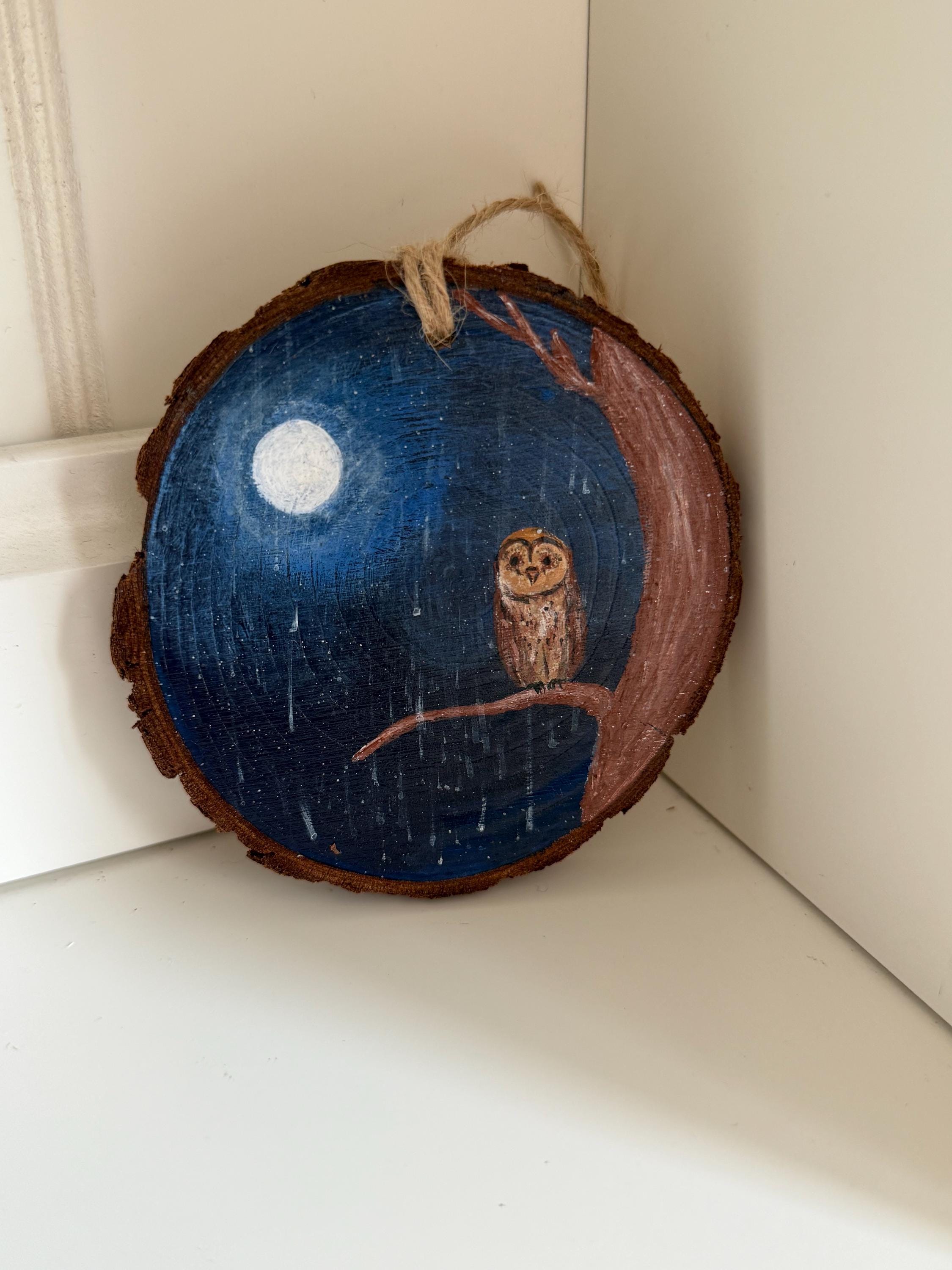 Owl in the Rain