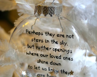 Perhaps They Are Not Stars Floating Ornament