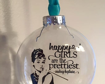 Audrey Hepburn Quote ornament