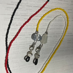 Native American/Indigenous Medicine Wheel Facemask Holder + Eye Glasses Holder Attachment
