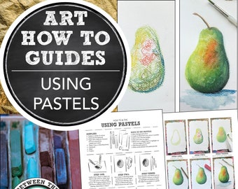 Pastel Activity: How to Use Pastels Guide, Directed Drawing, Art Lesson