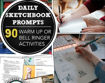 Middle, High School Art: Sketchbook Prompt, Class Opener or Bell Ringer Activity