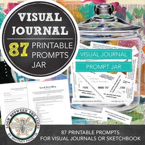 Visual Journal Prompt Jar, Argomenti stampabili: Arti visive delle scuole medie o superiori
