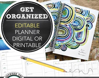 Fill In Teacher Planner: Digital, Print, Google Slide, Print What You Need