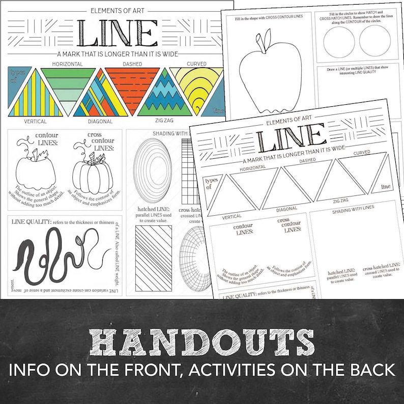 Elements of Art Worksheets: Activities & Lesson (Digital) image 3