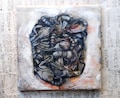 New Orleans Crawfish Home Decor: Foodie Encaustic Mixed Media