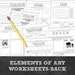 Middle, High School Introduction to Art Notebook: 30 Handouts ...