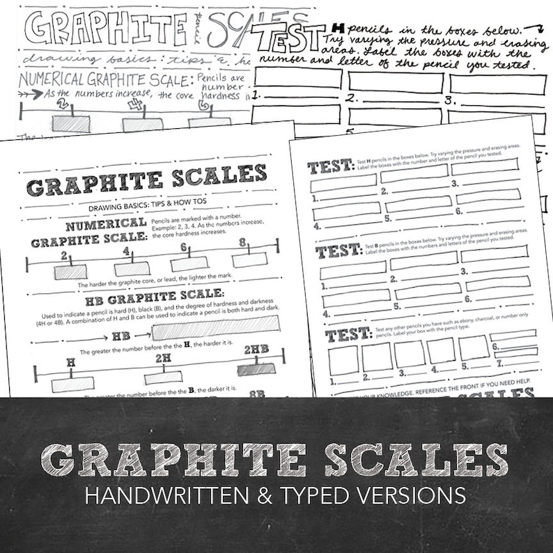Shading Worksheets: Middle & High School Art (printable) - Etsy