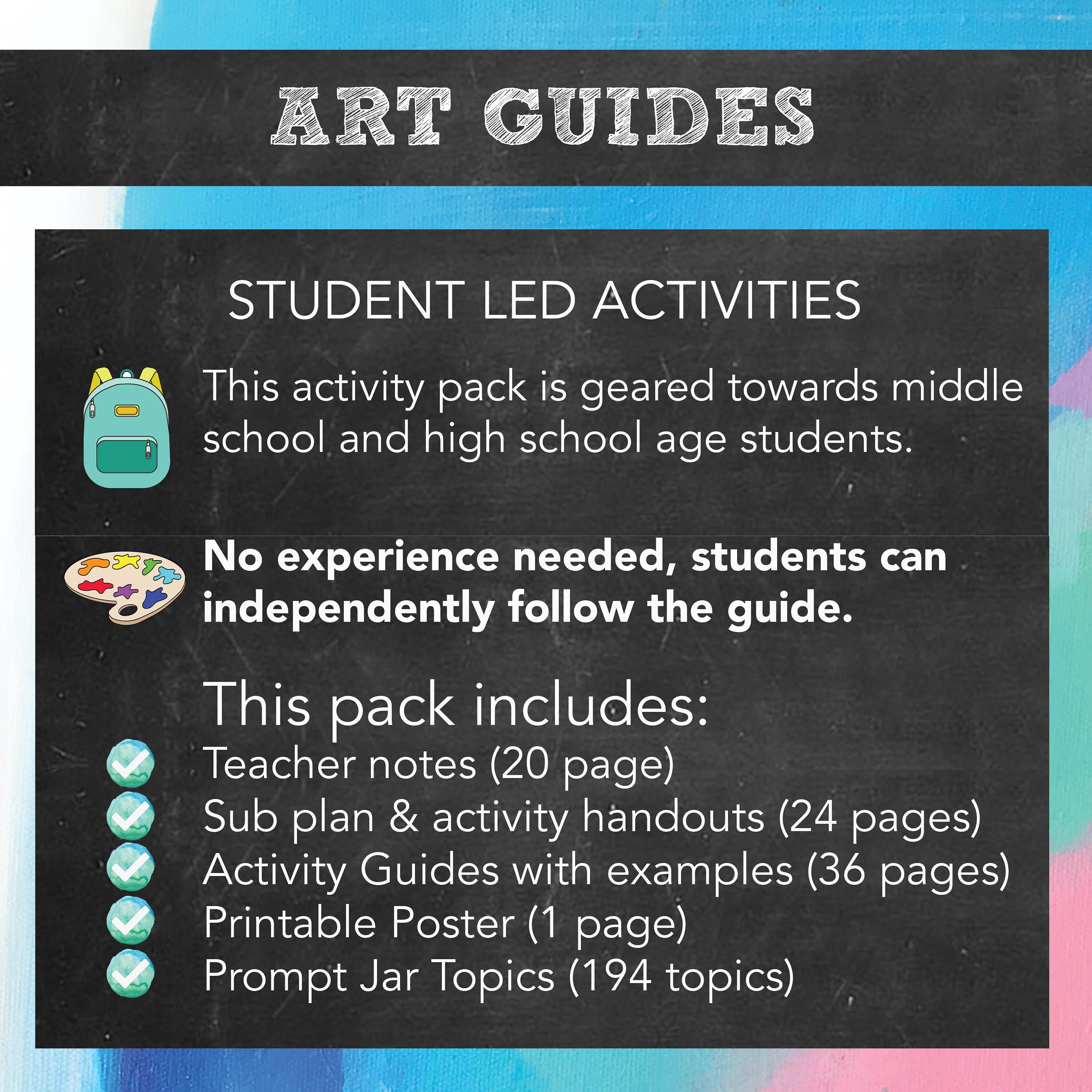 Visual Journal Activity Pack: 21 Art Guides - Etsy