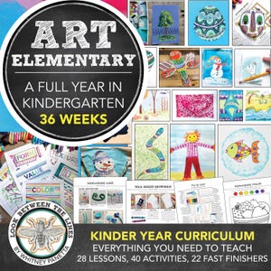 Year Elementary Art Curriculum Kindergarten Curriculum Art Projects, Art Lessons