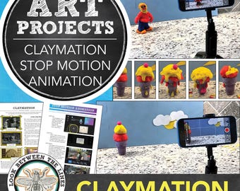 Claymation Stop Motion Animation Art Project: Elementary Art, Middle School Art