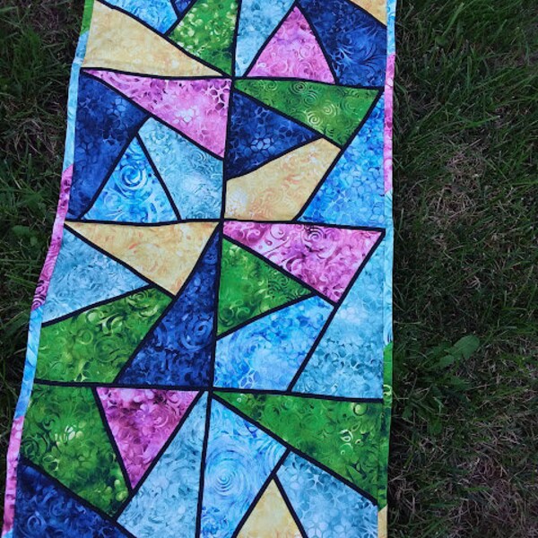 Stained Glass Table Runner Etsy