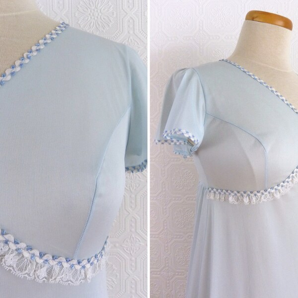 Chemise de nuit en nylon vintage - Etsy France