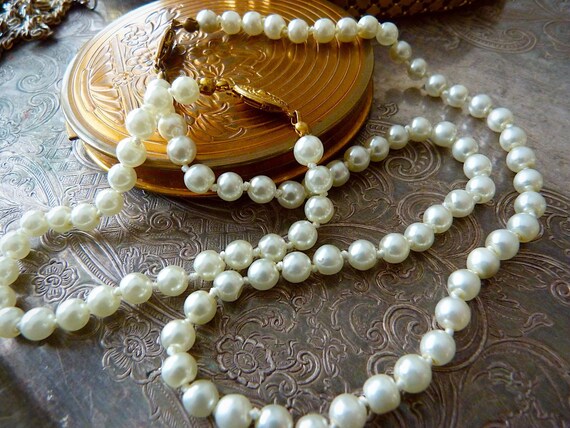 Faux Pearl Necklace and Bracelet Set Etsy Australia