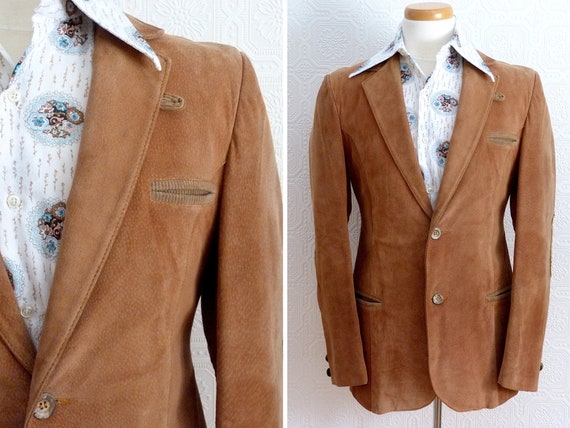 1970s brown suede jacket