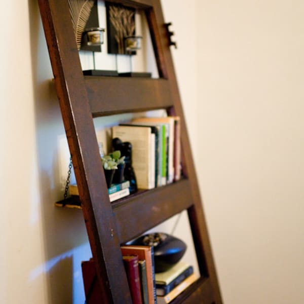 Vintage Door Repurposed  Bookshelf- WOODie (Shelf 012)