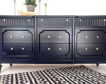 Blue Sideboard Etsy