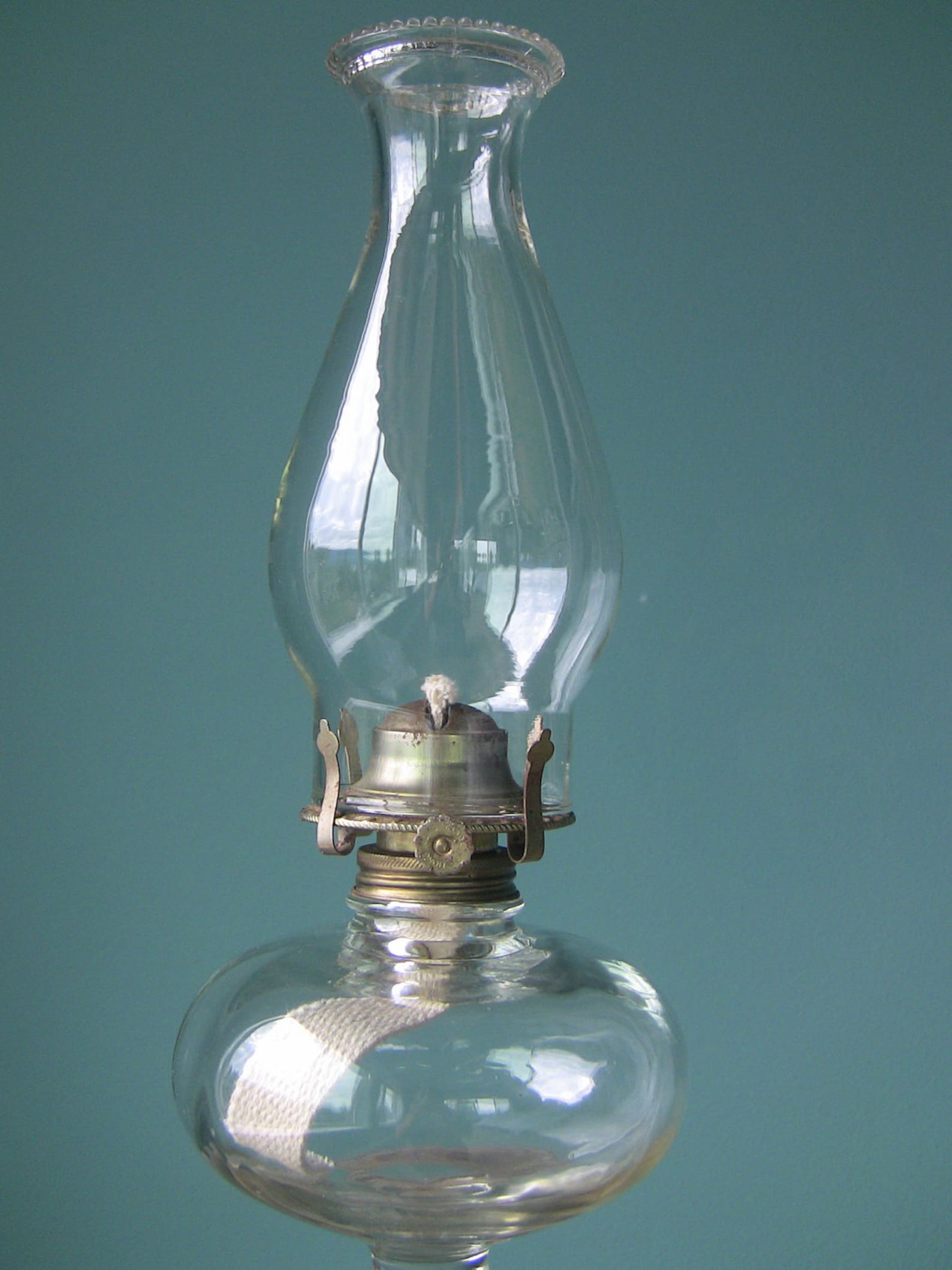 Large Vintage Oil LampHurricane LampAntique Glass Lamp Etsy