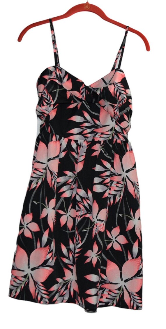 ROXY Tropical Print Sundress Summer Spring Floral 