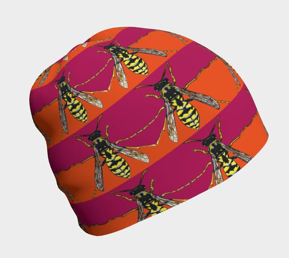 Wespen Beanie Mtze Mtze Insekten Erwachsene Jugend Kind Sugling Natur  Kunst Bambus - Etsy.de