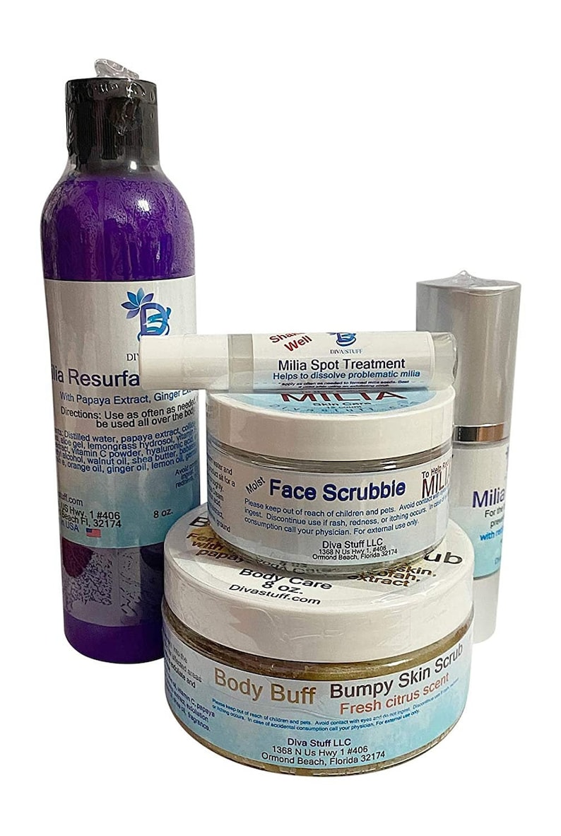 Body and Face Ultimate Milia Treatment Kit, Helps Dissolve and Reduce
