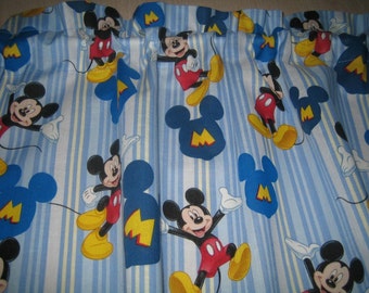 Delightful mickey valance Mickey Mouse Valance Etsy