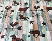 Farm Animals Weathervanes valance 42 quot wide and 15 quot long height in 100 cotton - handmade new.