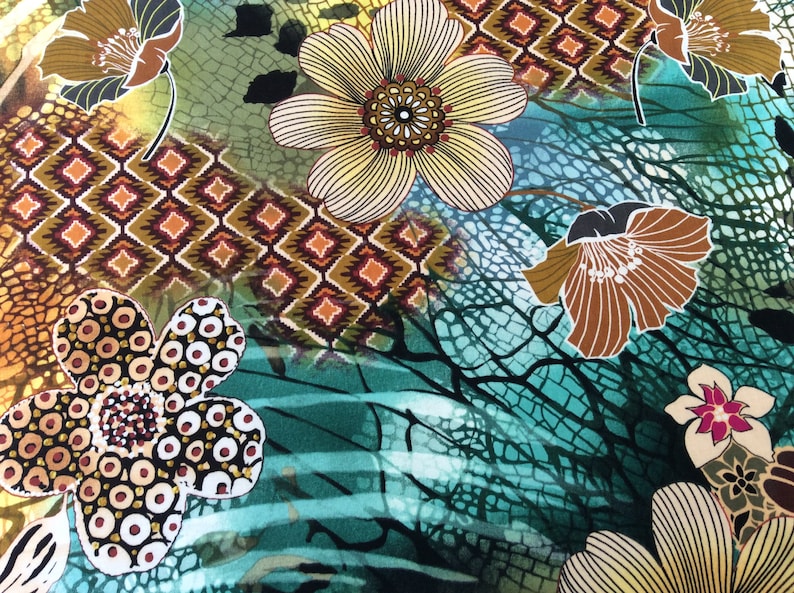 handmade new. Tigris Master Floral curtain valance 42\u201d wide x 15\u201d longheight in 100/% cotton