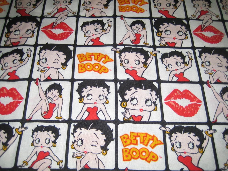 Betty Boop Curtain Valance 41 5 Wide X 15 Image 0