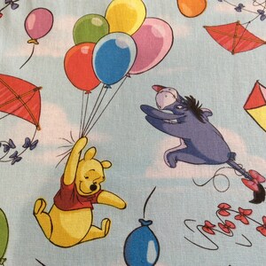 Hobby Lobby Pooh Togetherish Cotton Calico Fabric 1 Yard Piece For