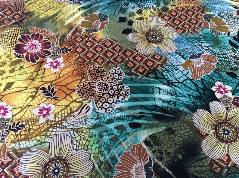 handmade new. Tigris Master Floral curtain valance 42\u201d wide x 15\u201d longheight in 100/% cotton