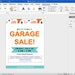 Yard Sale Sign Kit Bundle Tag Sale Sign Garage Sale Estate Rummage ...